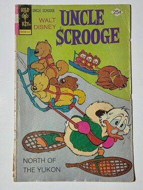 Walt Disney Uncle Scrooge #124 Comic Book - North of the Yukon